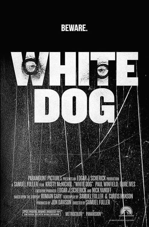 White Dog film posteri